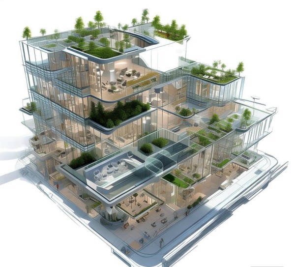 商贸大楼平面设计案例，从创意到创新